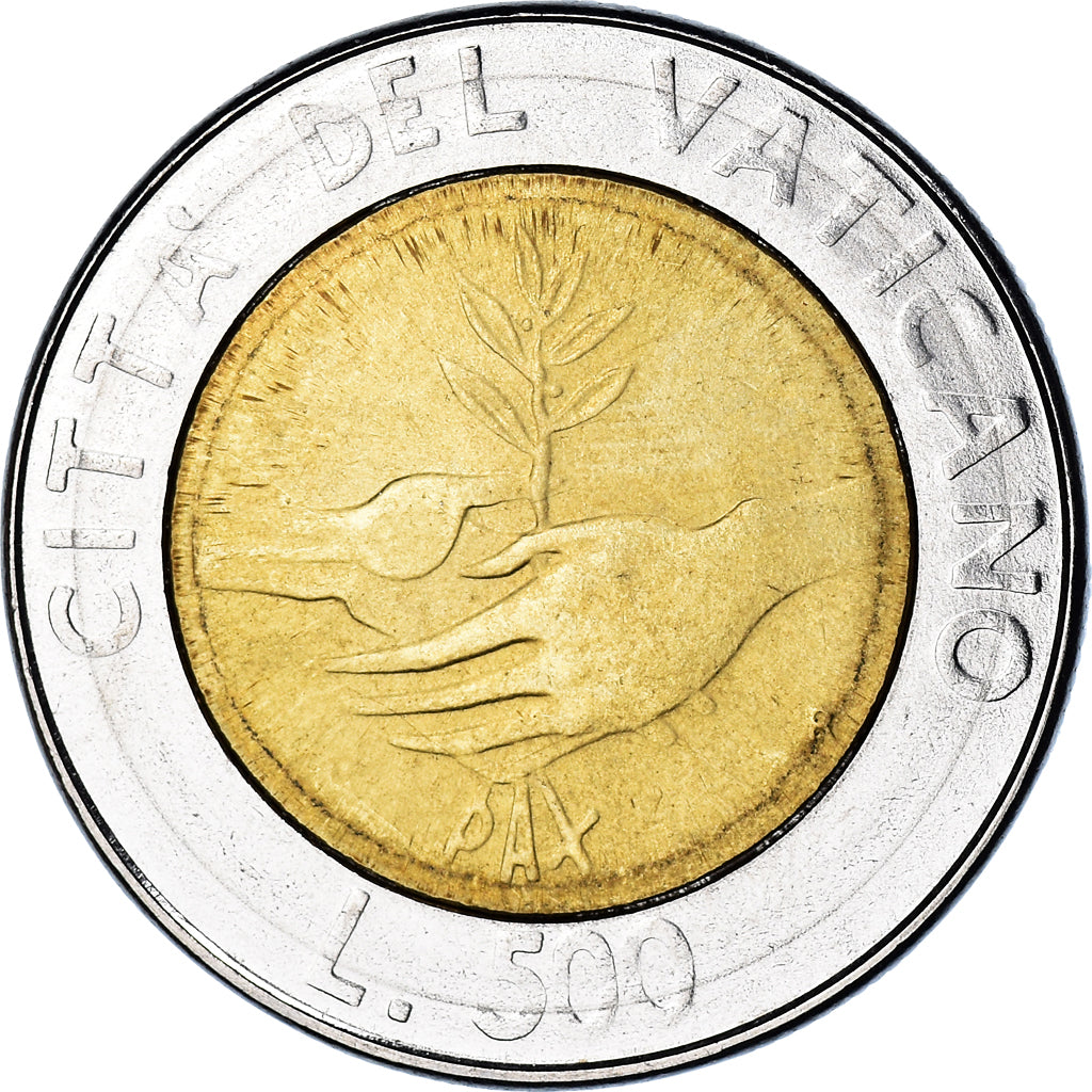 Coin, VATICAN CITY, John Paul II, 500 Lire, 1984, Roma, FDC, MS(65-70)