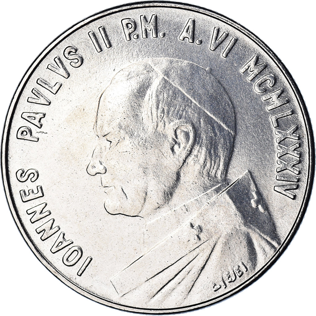 Coin, VATICAN CITY, John Paul II, 100 Lire, 1984, Roma, FDC, MS(65-70)