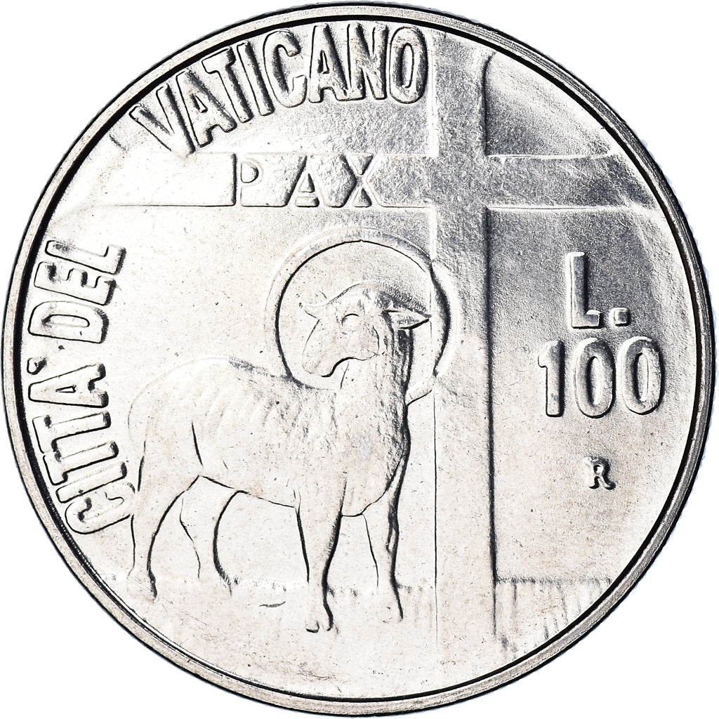 Coin, VATICAN CITY, John Paul II, 100 Lire, 1984, Roma, FDC, MS(65-70)
