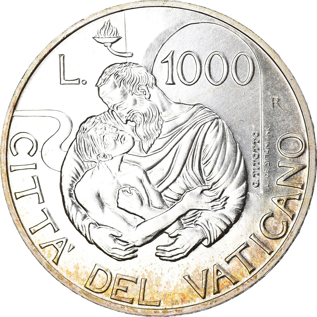 Monnaie, Cité du Vatican, John Paul II, 1000 Lire, 1997, FDC, FDC, Argent