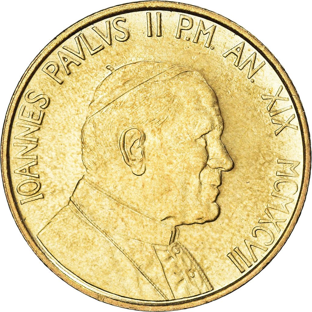 Coin, VATICAN CITY, John Paul II, 200 Lire, 1997, FDC, MS(65-70)