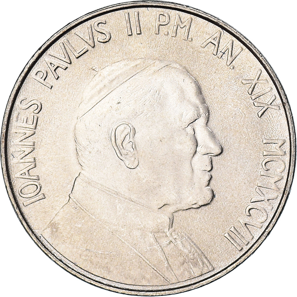 Coin, VATICAN CITY, John Paul II, 50 Lire, 1997, Roma, FDC, MS(65-70)