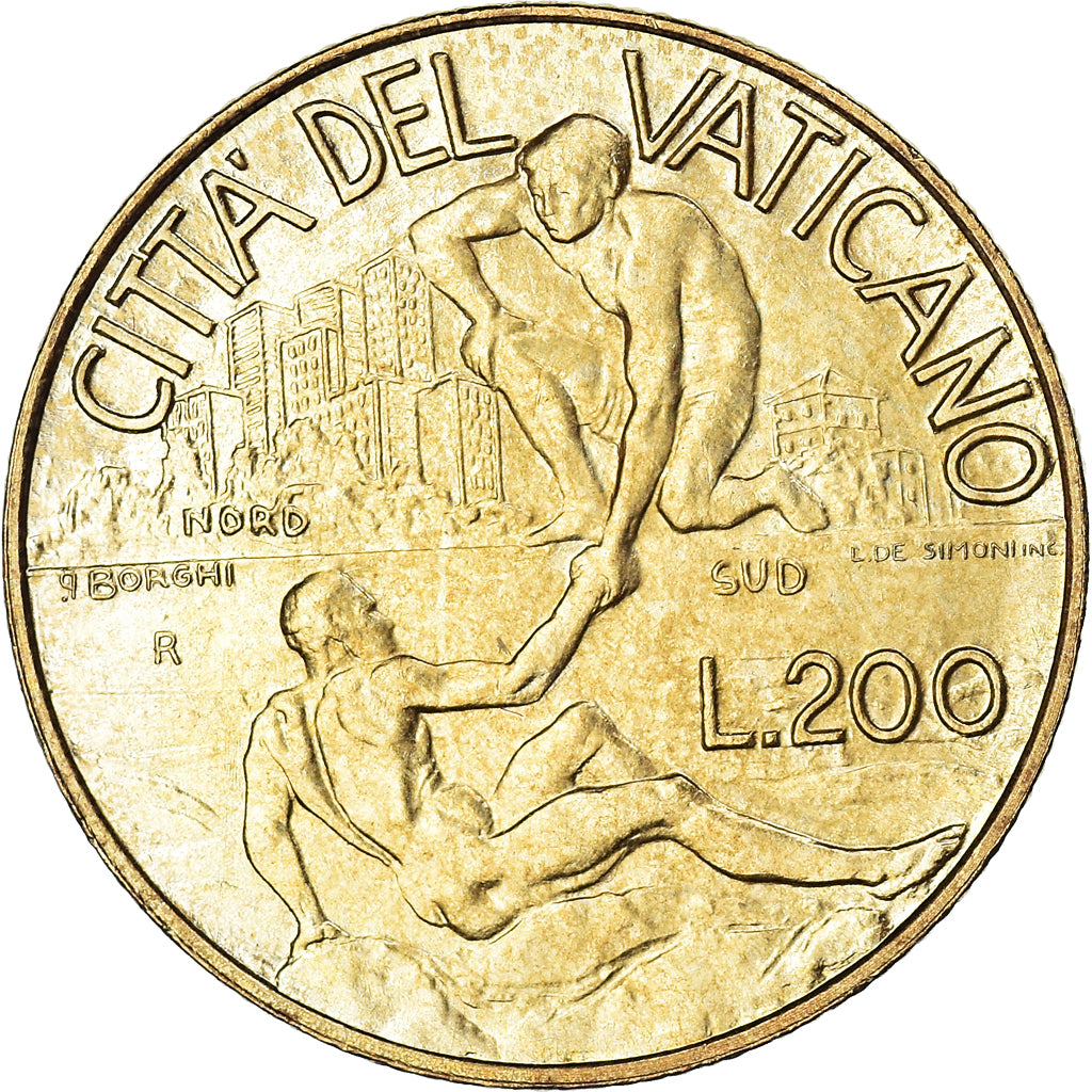 Moneta, CITTÀ DEL VATICANO, John Paul II, 200 Lire, 1998, FDC, FDC