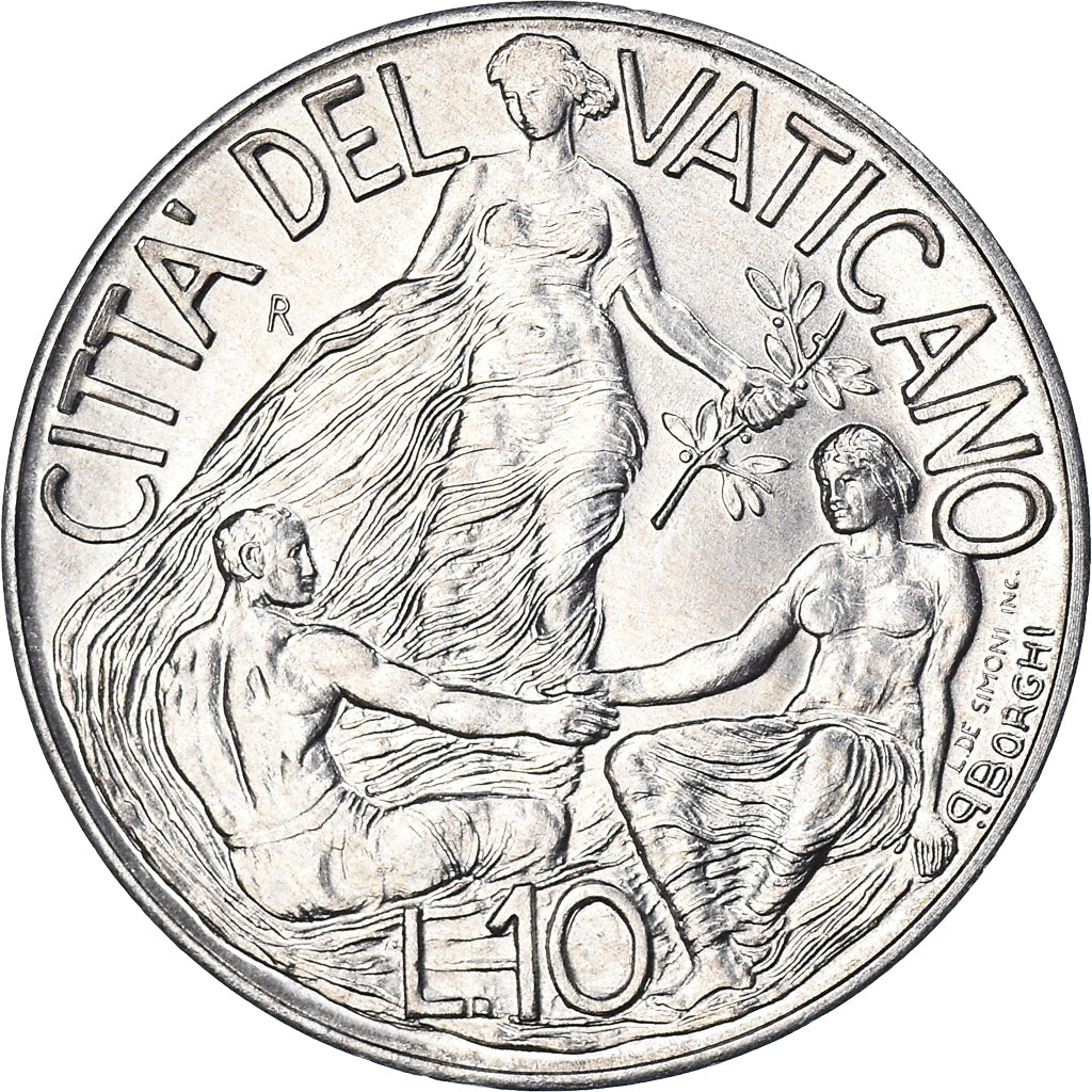 Moneta, CITTÀ DEL VATICANO, John Paul II, 10 Lire, 1998, FDC, FDC, Alluminio