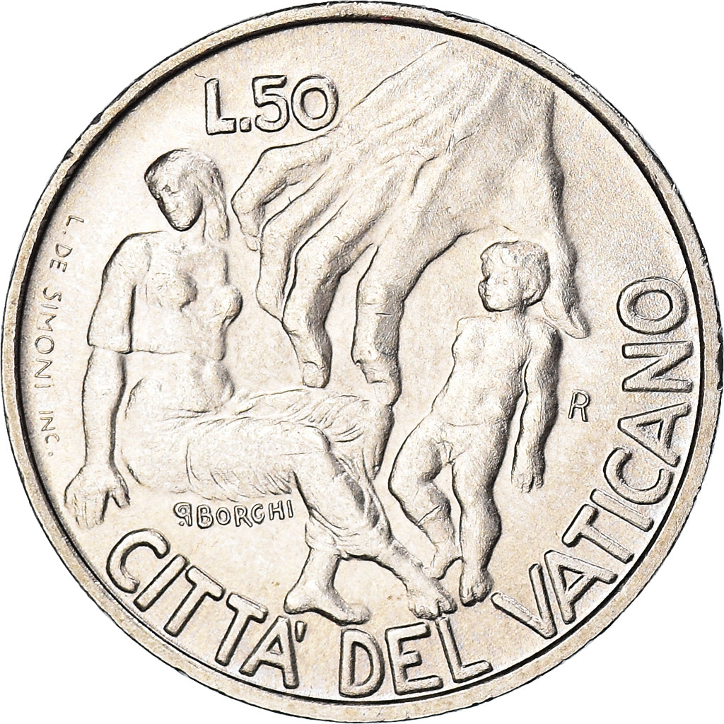 Moneta, PAŃSTWO WATYKAŃSKIE, John Paul II, 50 Lire, 1998, FDC, MS(65-70)