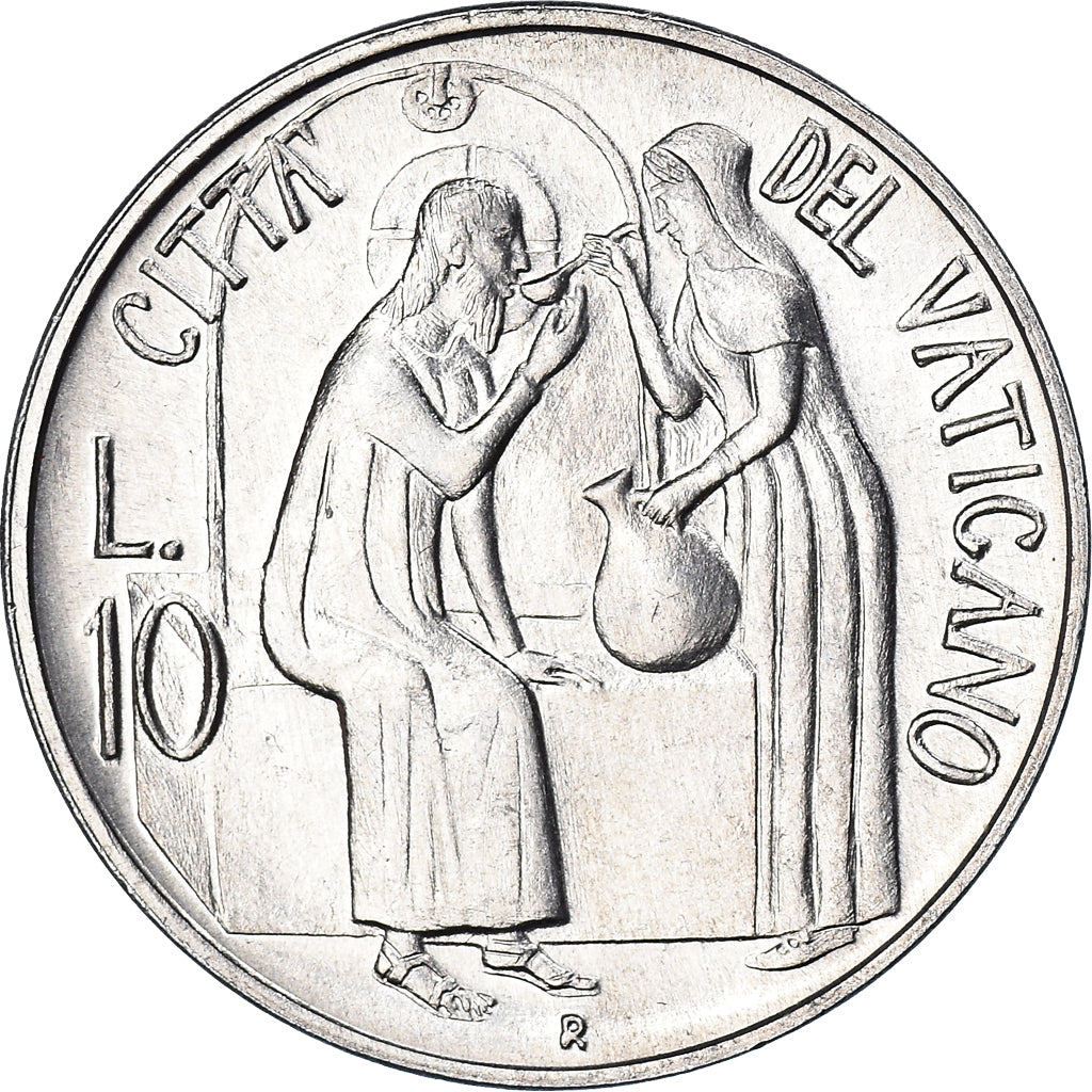 Münze, Vatikanstadt, John Paul II, 10 Lire, 1981, Rome, FDC, STGL, Aluminium