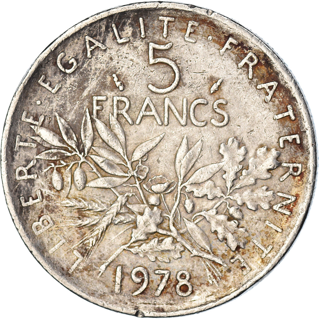 Monnaie, France, Semeuse, 5 Francs, 1978, Paris, TB, Nickel Clad Copper-Nickel