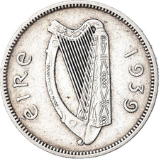 Coin, IRELAND REPUBLIC, Shilling, 1939, EF(40-45), Silver, KM:14