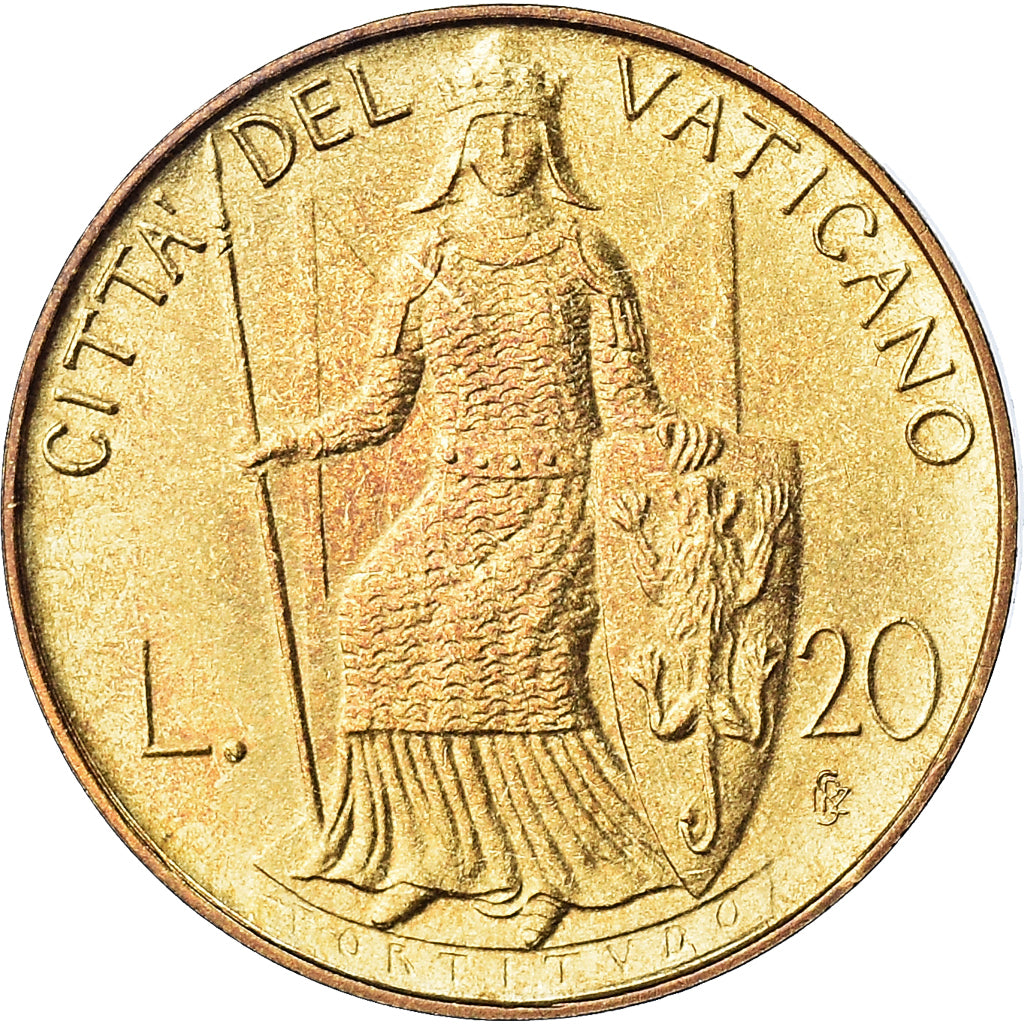 Coin, VATICAN CITY, John Paul II, 20 Lire, 1980, Roma, FDC, MS(65-70)