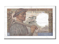 Francia, 10 Francs, 10 F 1941-1949 ''Mineur'', 1943, KM:99b, 1943-01-14, SPL-...