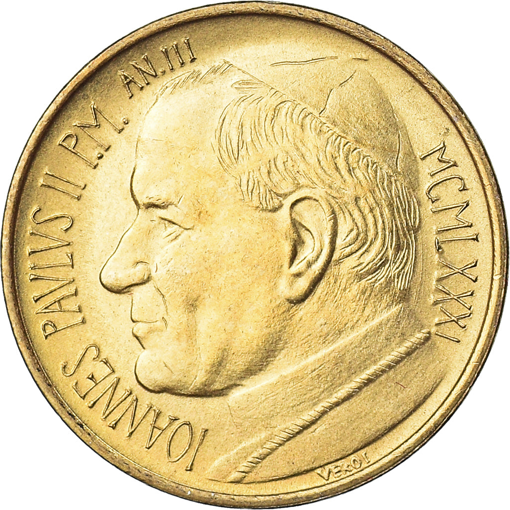 Moneta, CITTÀ DEL VATICANO, John Paul II, 20 Lire, 1981, Roma, FDC, FDC