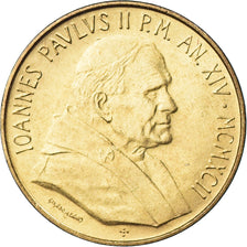 Munten, Vaticaanstad, John Paul II, 20 Lire, 1992, FDC, FDC, Aluminum-Bronze