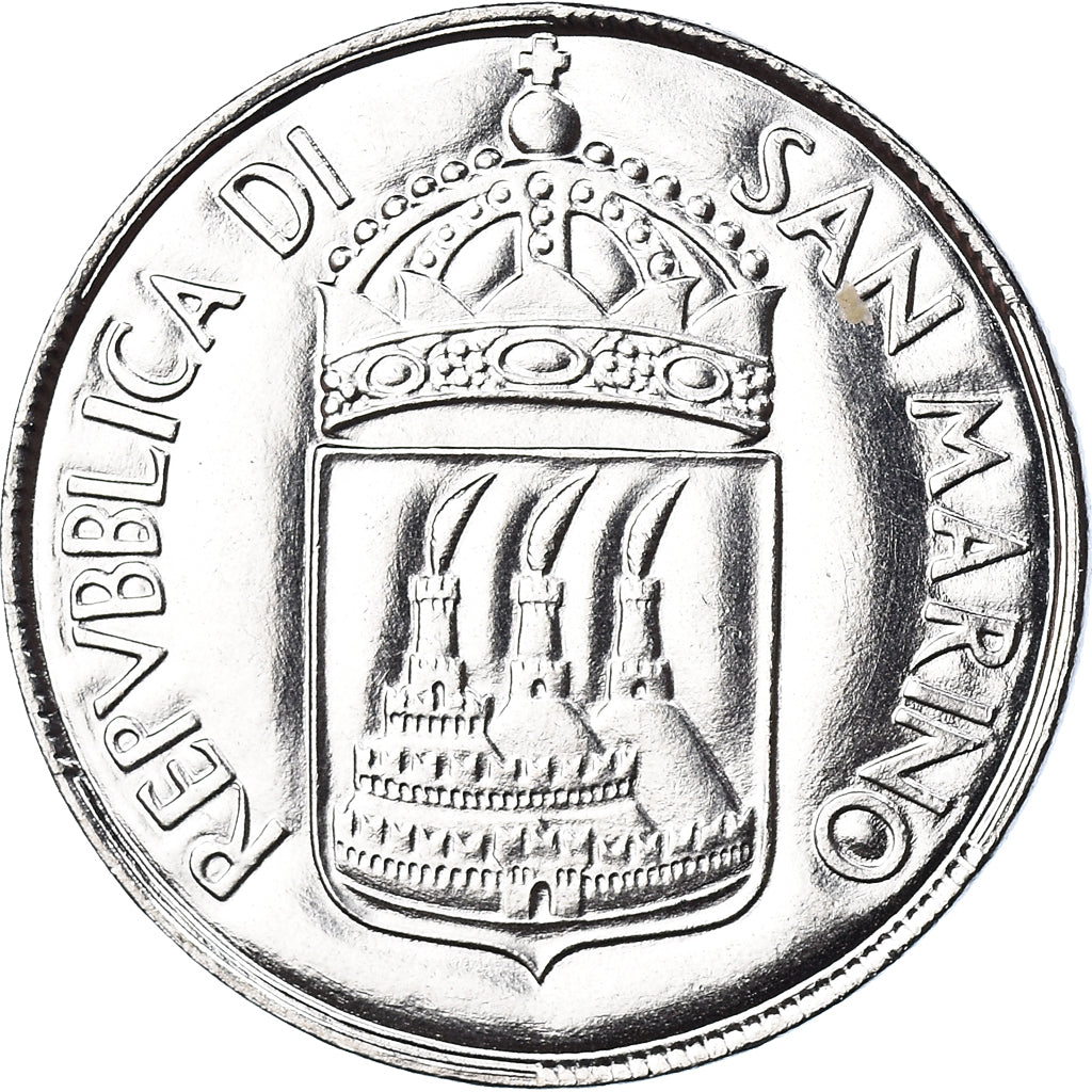 Münze, San Marino, 100 Lire, 1973, Rome, STGL, Stahl, KM:28