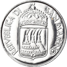 Coin, San Marino, 100 Lire, 1973, Rome, MS(65-70), Steel, KM:28