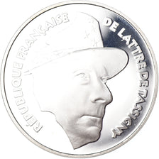 Munten, Frankrijk, De Lattre de Tassigny, 100 Francs, 1994, BE, FDC, Zilver