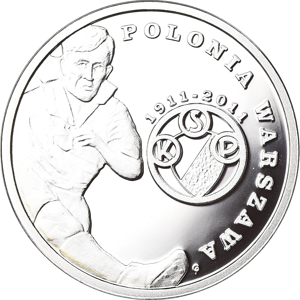 Munten, Polen, Polonia Warszawa football club, 5 Zlotych, 2011, Warsaw, BE, FDC