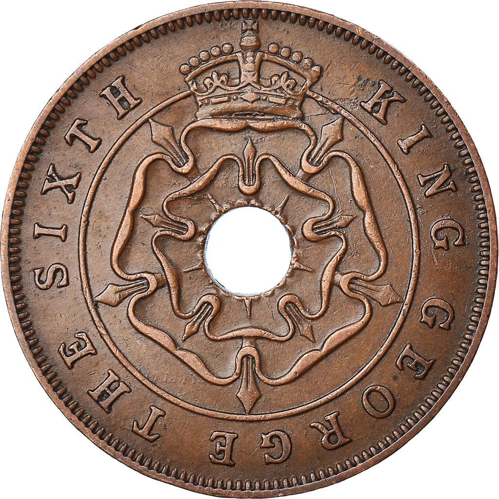 Monnaie, Rhodésie du Sud, George VI, Penny, 1949, British Royal Mint, SPL