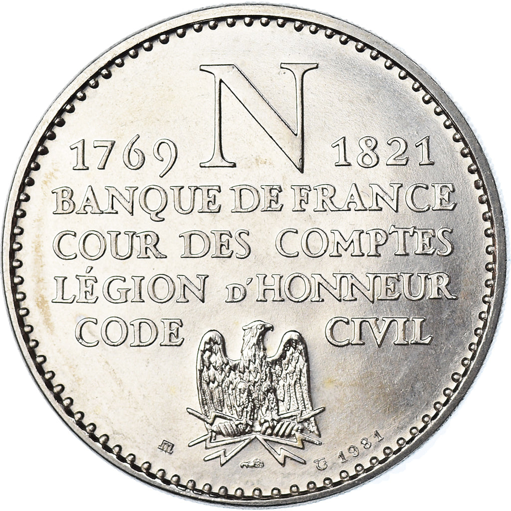 France, Medal, Banque de France - Cour des comptes - Légion d'honneur - Code