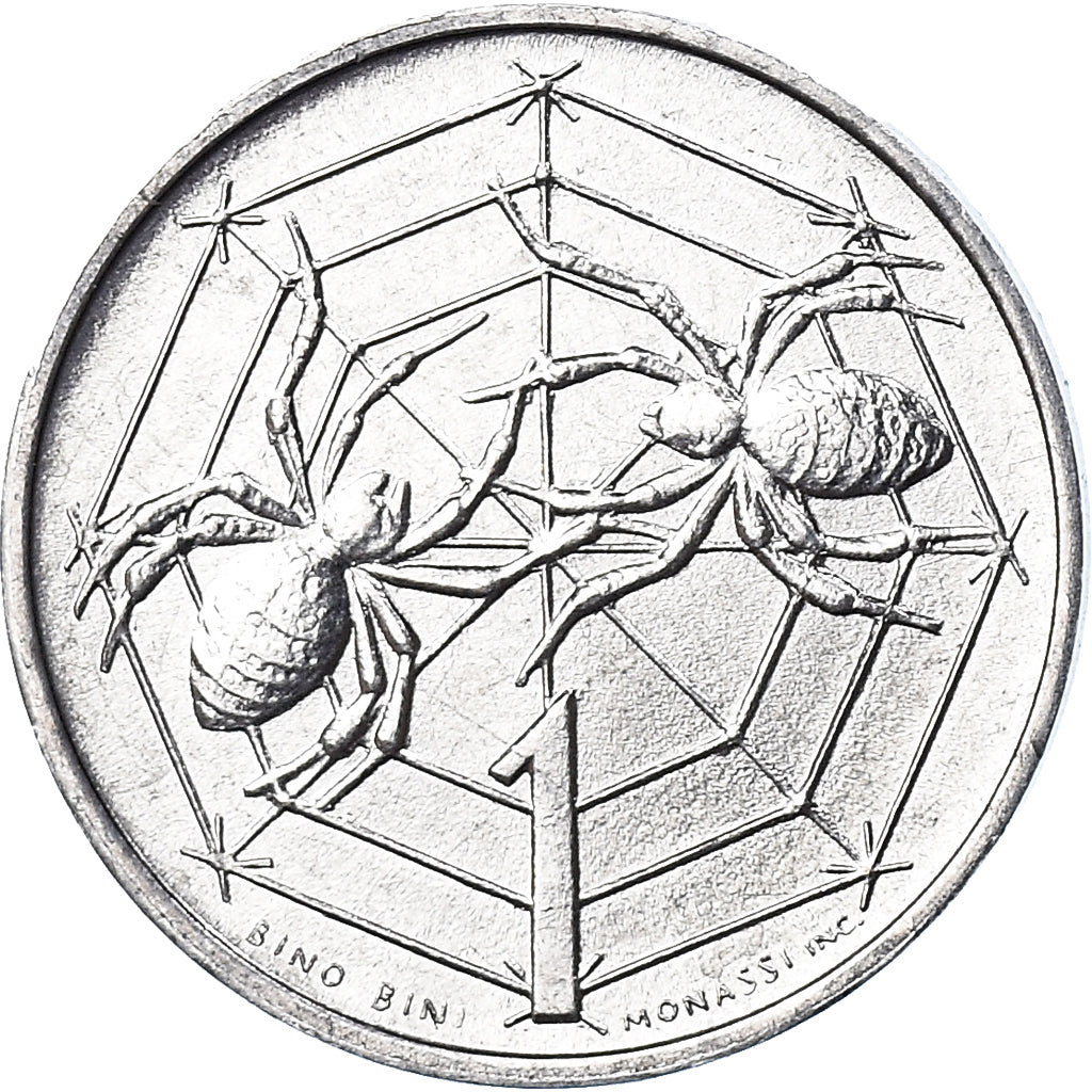 Coin, San Marino, Lira, 1975, MS(65-70), Aluminum, KM:40