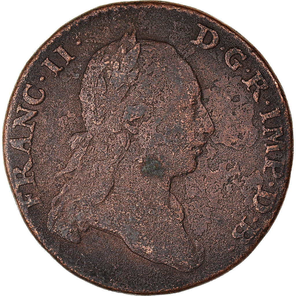 Coin, AUSTRIAN NETHERLANDS, Franz II, 2 Liards, 2 Oorden, 1793, Brussels