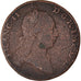 Monnaie, Pays-Bas autrichiens, Franz II, 2 Liards, 2 Oorden, 1793, Bruxelles