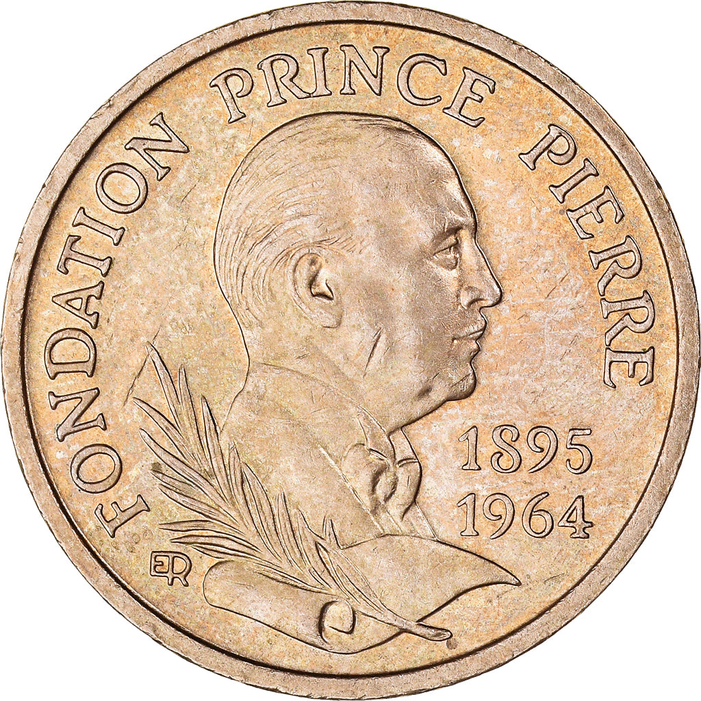 Moneta, Monaco, Rainier III, 10 Francs, 1989, BB, Nichel-alluminio-bronzo