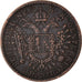 Coin, Austria, Franz Joseph I, 1/2 Kreuzer, 1851, Kremnitz, EF(40-45), Copper