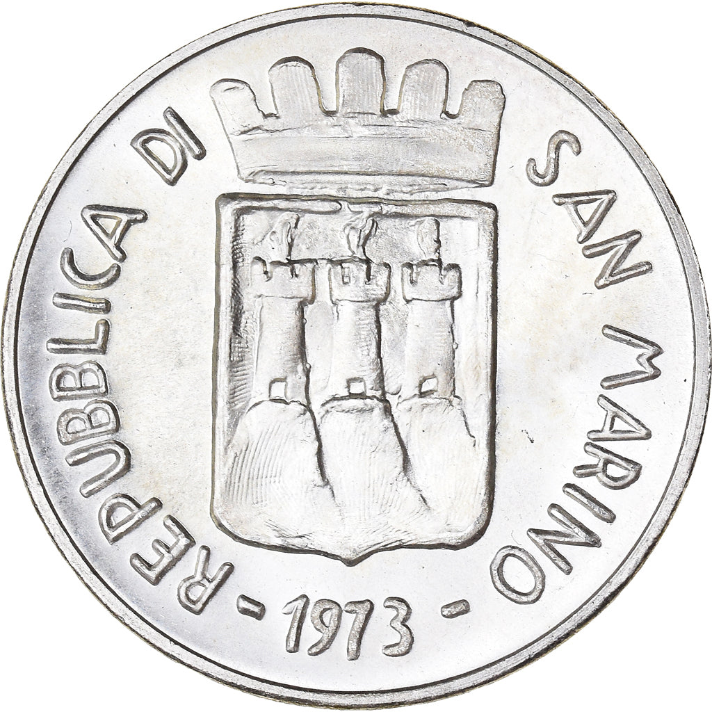 Monnaie, Saint Marin , 500 Lire, 1973, Rome, FDC, Argent, KM:29