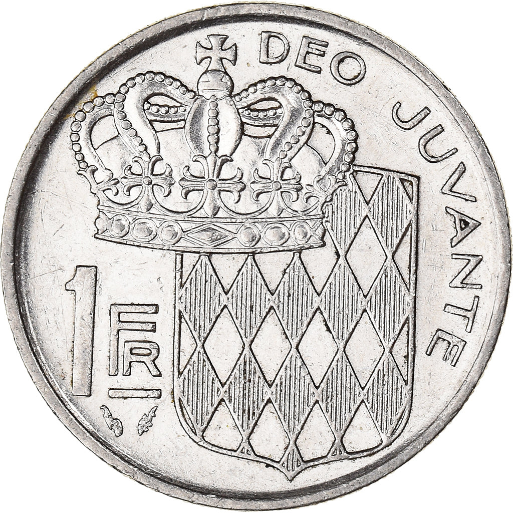 Münze, Monaco, Rainier III, Franc, 1975, SS, Nickel, KM:140
