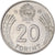 Munten, Hongarije, 20 Forint, 1985, ZF, Cupro-nikkel, KM:630
