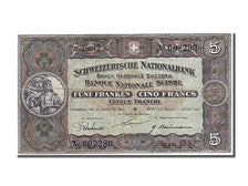 Banknote, Switzerland, 5 Franken, 1921, 1921-01-01, VF(30-35)
