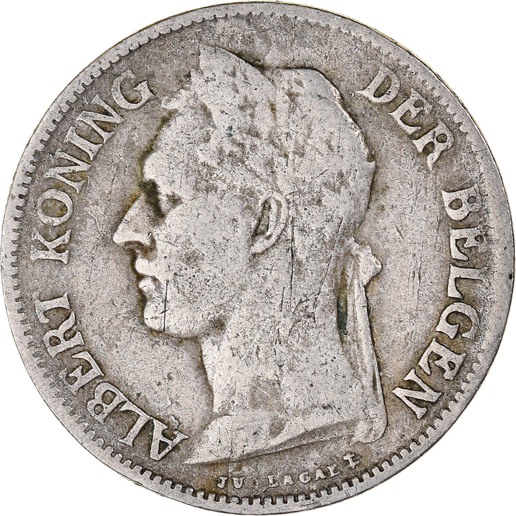 Coin, Belgian Congo, 50 Centimes, 1923, VF(20-25), Copper-nickel, KM:23