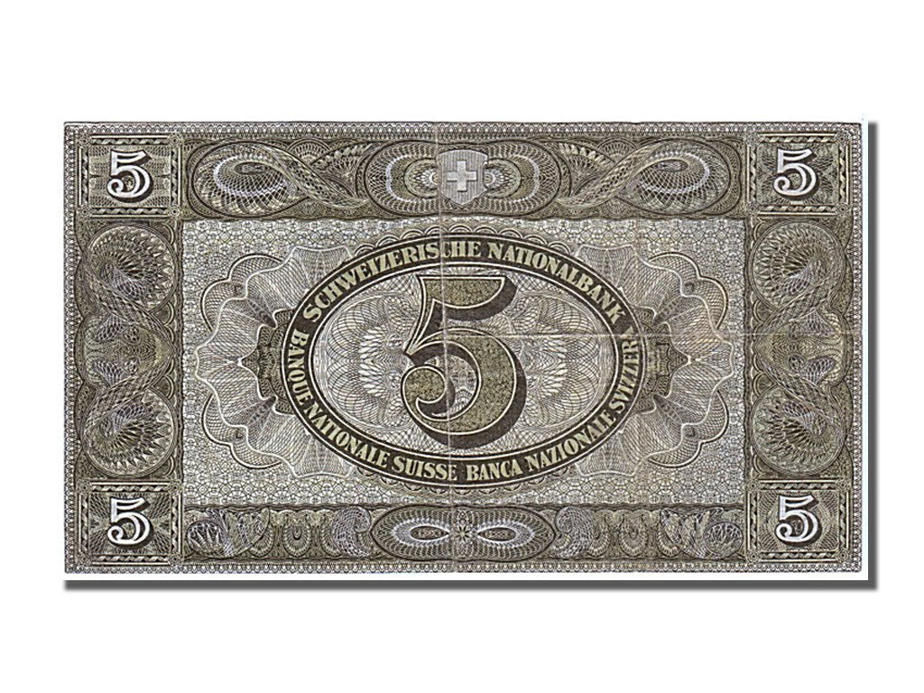 Banknote, Switzerland, 5 Franken, 1926, 1926-12-02, EF(40-45)