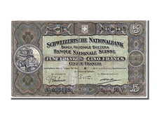 Banknote, Switzerland, 5 Franken, 1926, 1926-12-02, VF(20-25)