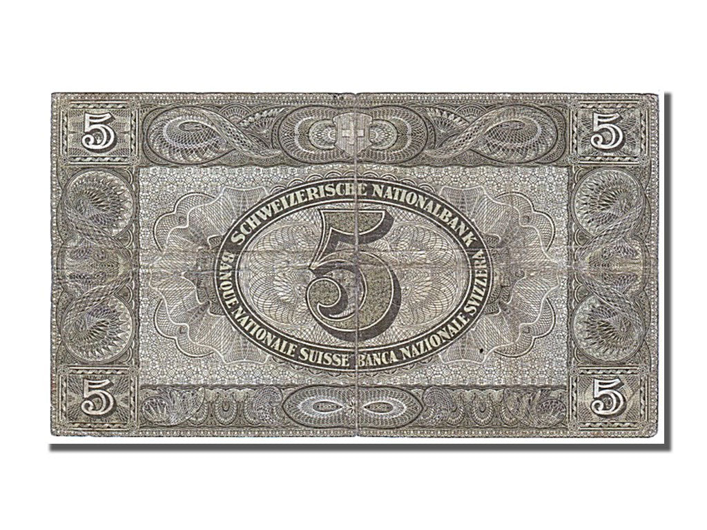 Banknote, Switzerland, 5 Franken, 1926, 1926-12-02, VF(20-25)
