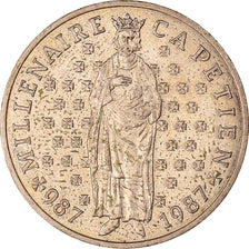 Moneta, Francia, 10 Francs, 1987, BB+, Nichel-bronzo, KM:961d, Gadoury:820