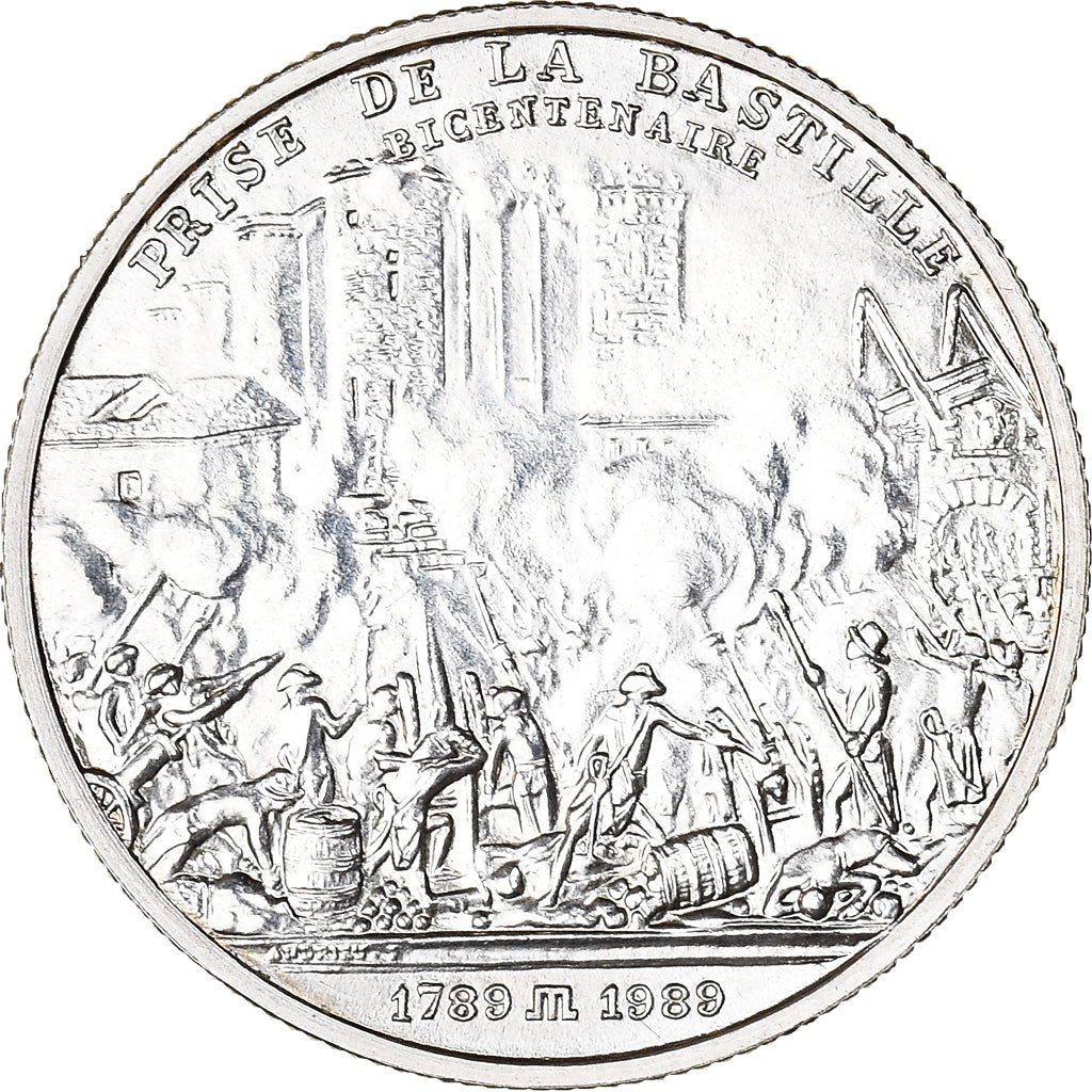France, Medal, Révolution Française, Prise de la Bastille, Politics, Society