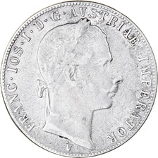Coin, Austria, Franz Joseph I, Florin, 1858, Vienne, EF(40-45), Silver, KM:2219