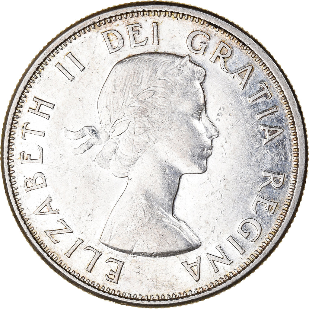 Monnaie, Canada, Elizabeth II, 50 Cents, 1964, Royal Canadian Mint, Ottawa, TTB