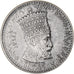 Moeda, Etiópia, Haile Selassie I, 25 Matonas, 1931, EF(40-45), Níquel, KM:30