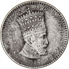 Moeda, Etiópia, Haile Selassie I, 10 Matonas, 1931, EF(40-45), Níquel, KM:29