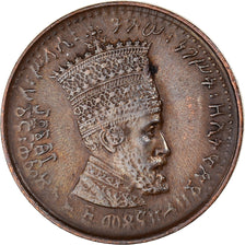 Moeda, Etiópia, Haile Selassie I, 5 Matonas, 1931, EF(40-45), Cobre, KM:28.1