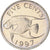 Moneta, Bermuda, Elizabeth II, 5 Cents, 1997, AU(50-53), Miedź-Nikiel, KM:45