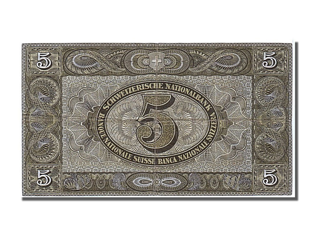 Banknote, Switzerland, 5 Franken, 1947, 1947-10-16, VF(30-35)