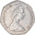Moneta, Gran Bretagna, Elizabeth II, 50 Pence, 1982, MB+, Rame-nichel, KM:932