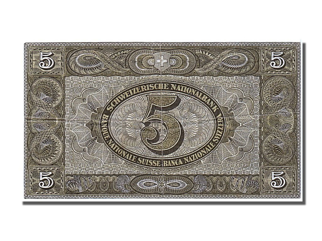 Banknote, Switzerland, 5 Franken, 1947, 1947-10-16, EF(40-45)