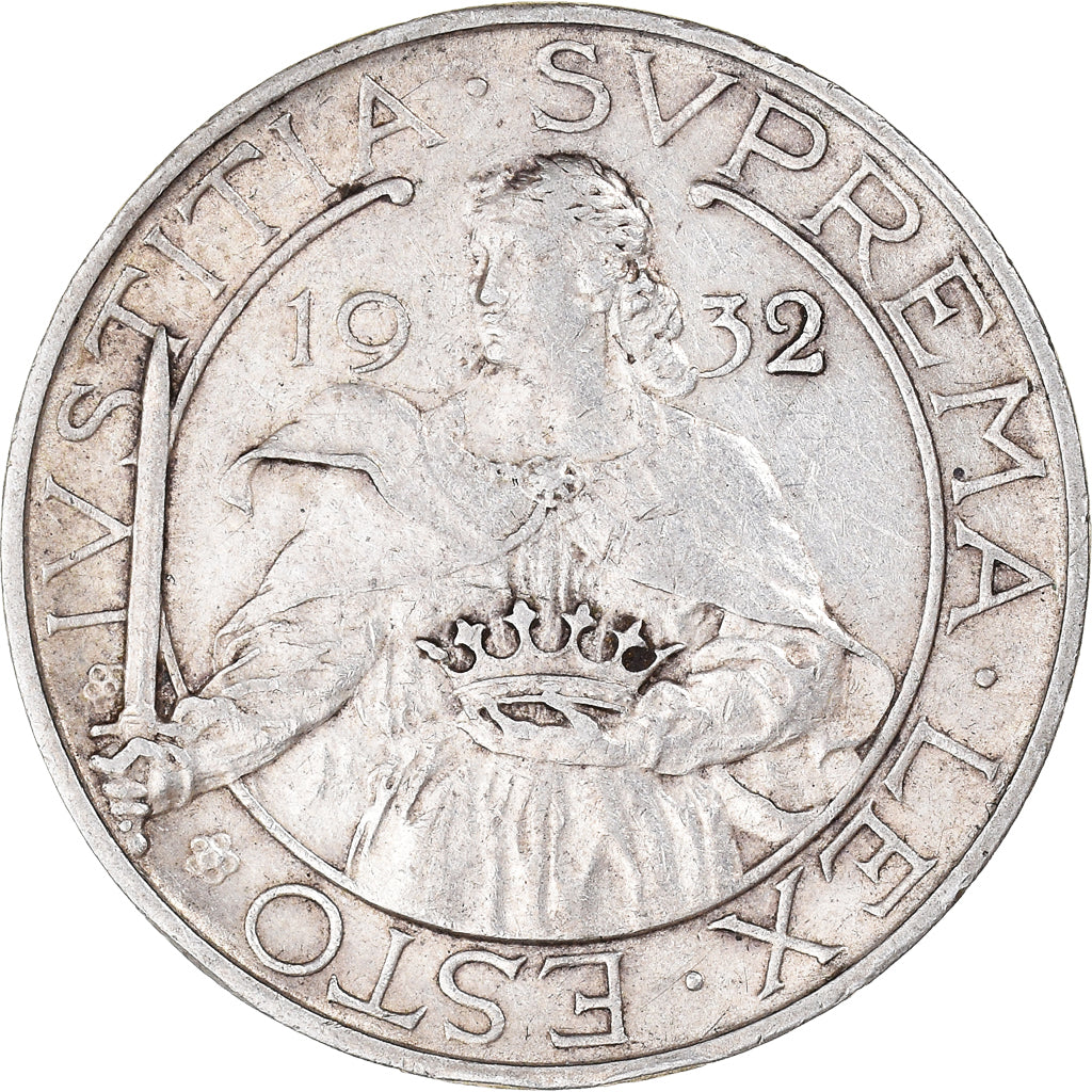 Coin, San Marino, 10 Lire, 1932, Rome, EF(40-45), Silver, KM:10