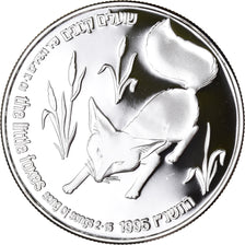Coin, Israel, Fox and vineyard, 2 New Sheqalim, 1995, Vantaa, Finland, FDC.BE