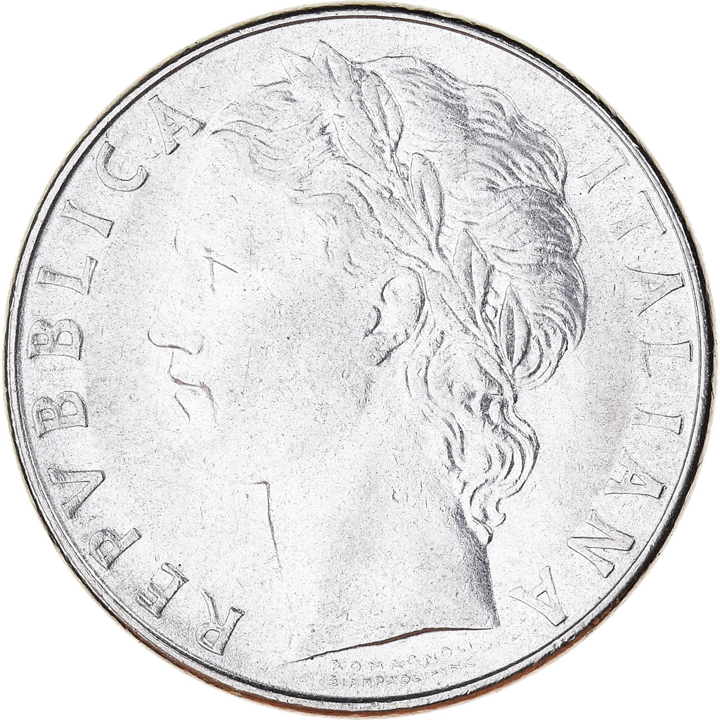 Moneda, Italia, 100 Lire, 1978, Rome, MBC, Acero inoxidable, KM:96.1