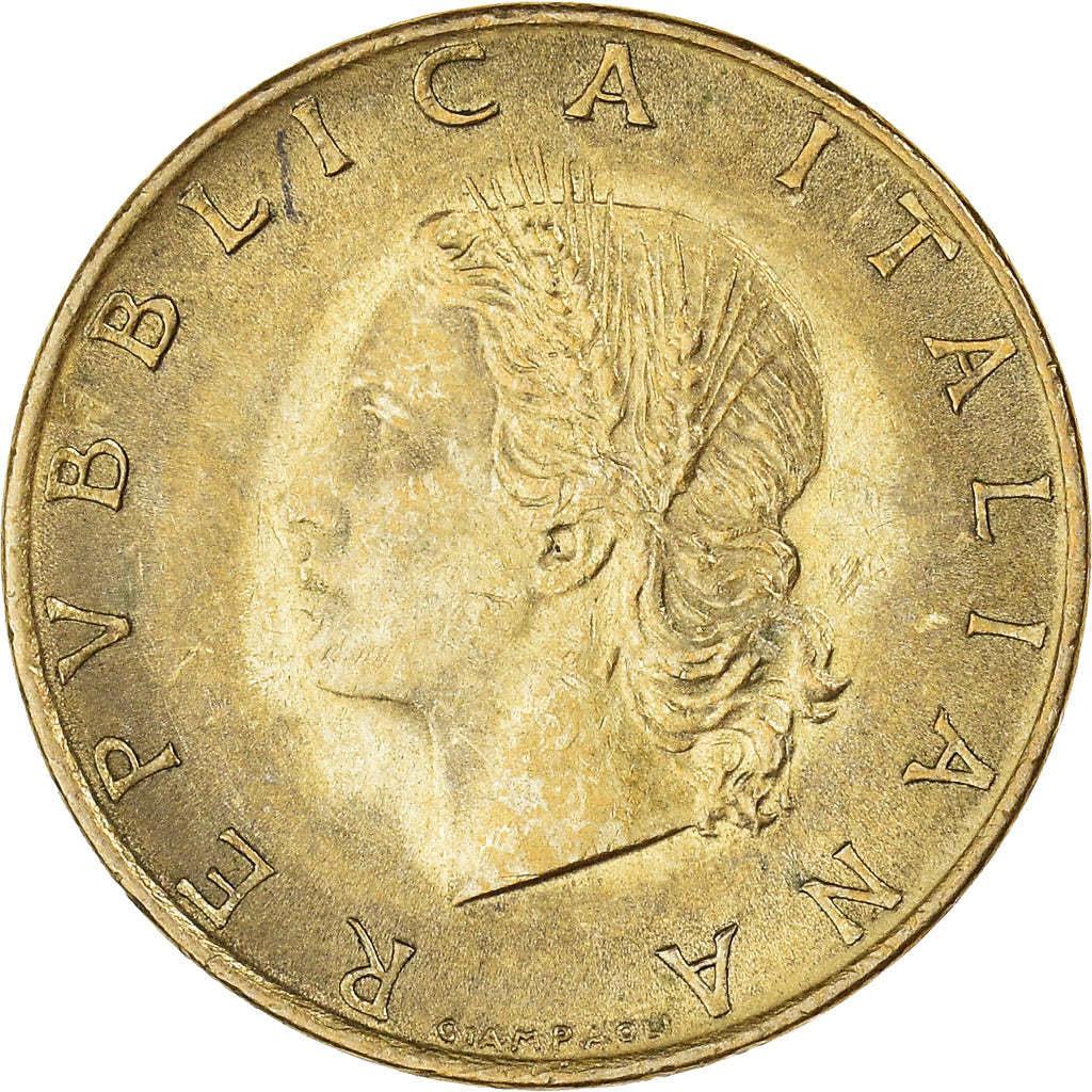 Munten, Italië, 20 Lire, 1981, Rome, FR, Aluminum-Bronze, KM:97.2